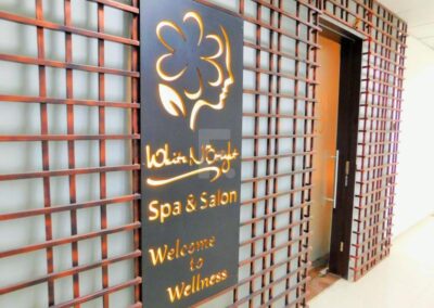 Main Entrance of White N Bright Spa in Thane
