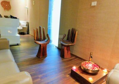 Foot Ritual Area at White N Bright Spa in Thane