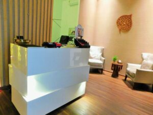 Reception area at White N Bright Spa & Salon, spa memberships in Thane West