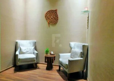 Relaxation Area at White N Bright Spa in Thane
